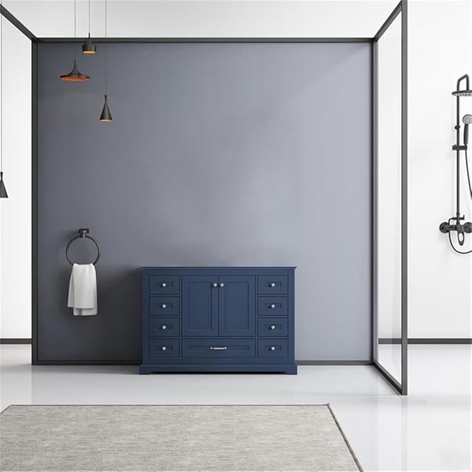 Dukes 48 in. W x 22 in. D Navy Blue Single Bath Vanity