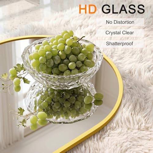 Oval Bathroom Mirror, 2 Pack 20"x30" Gold Vanity Mirror for Over Sink