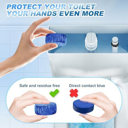 KIISIISO Toilet Bowl Cleaner Tablets,18 Pack, Auto Cleaning, Long-Lasting