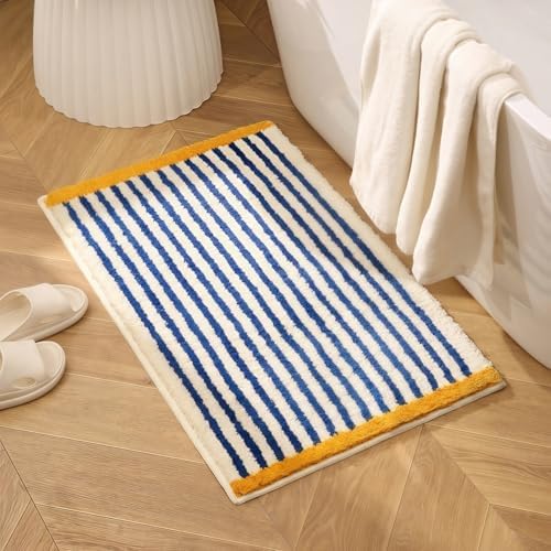 GIB Bathroom Rugs 32"x20", Extra Soft Absorbent Non Slip Washable Bath Mat