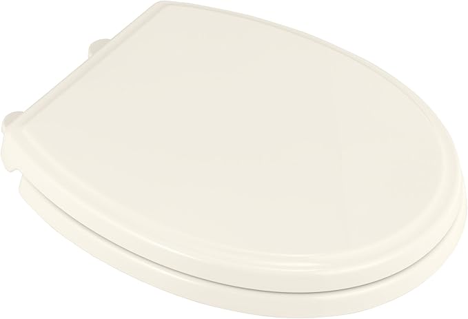 American Standard 5020B65G.222 Traditional Luxury Toilet Seat, Slow-Close, Round Front, Linen