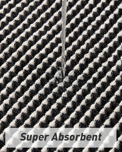 Upgraded Waffle Bath Mat Ultra Absorbent Non Slip Bathroom Mat, 20" x 32"