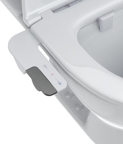 Bidet Attachment for Toilet, Non-Electric Dual Nozzle Bidet Sprayer with Adjustable Water Pressure, Cold Water Toilet Seat Attachment for Feminine and Personal Hygiene