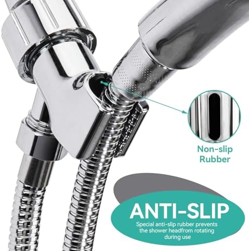 Adjustable Shower Head Holder, Chrome shower bracket
