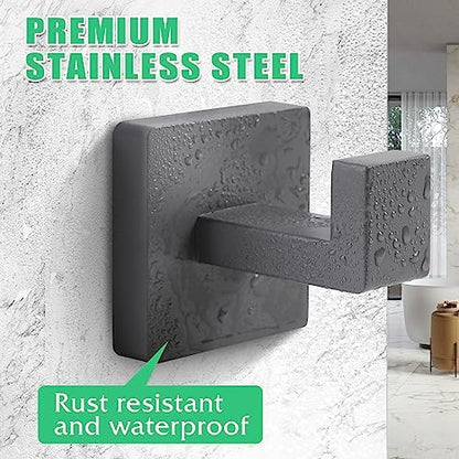 Towel Hooks for Bathrooms, Heavy Duty Stainless Steel Bathroom Hooks