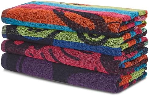 100% Cotton Luxury Bath Towel Set - Soft & Absorbent Quick-Dry Towels for Bathroom, Spa, Beach or Gym - 30"x60" Large Size - Pack of 4 - Plush & Durable Towels - Machine Washable
