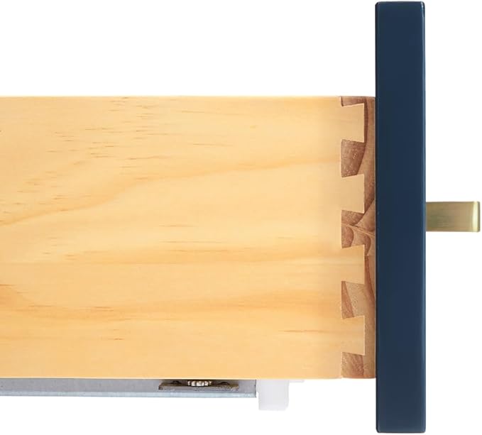 ARIEL Cambridge 72-inch Bathroom Vanity with Sink,Solid Wood, 1.5-inch Italian Carrara Marble Countertop, Double Oval Porcelain Sink, 4 Soft Closing Doors, 6 Dovetail Drawers, Midnight Blue