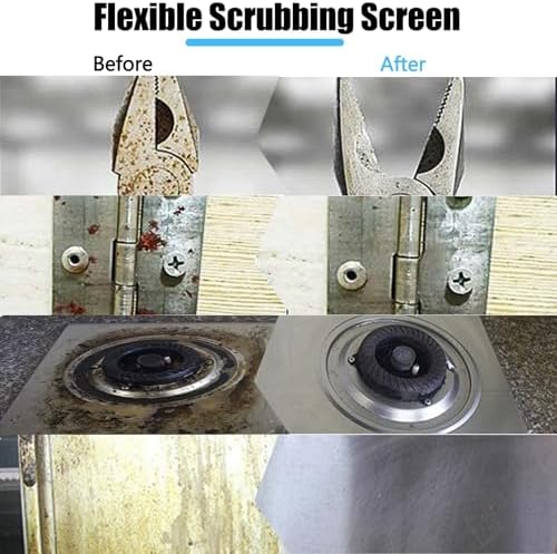 2026 New Upgrade Toilet Cleaning Screens Toilet Cleaner Hard Water 5.5 x 4 Inch Flexible Scrubbing Pads Remove Calcium Deposits Carbon Rust for Toilet Kitchen