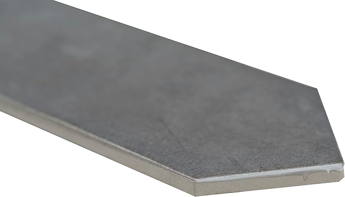 MSI Renzo Storm 2.5 Inch x 13 Inch Glossy Ceramic Picket Wall Tiles for Bathroom, Kitchen Backsplash, Accent Wall, and Shower
