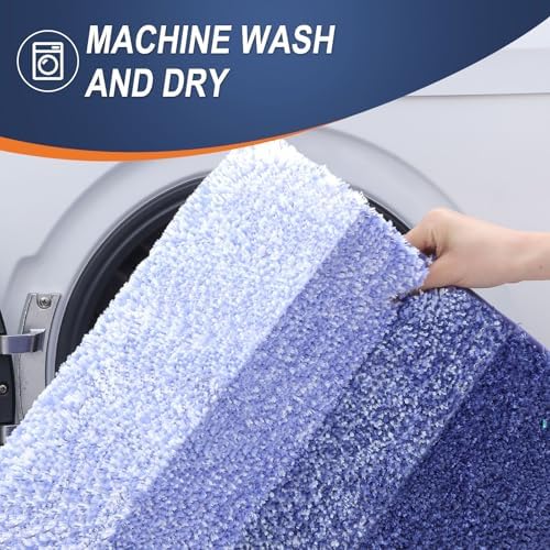 OLANLY Bathroom Runner Rug 40x24, Extra Soft Absorbent Microfiber Bath Rugs