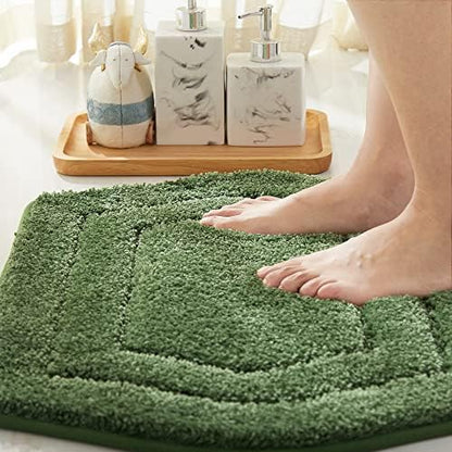 COSY HOMEER Non-Slip Bath Mat Extra Thick Absorbent Plush Washable