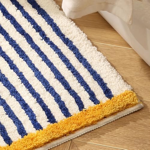 GIB Bathroom Rugs 24"x16", Extra Soft Absorbent Non Slip Washable Bath Mat