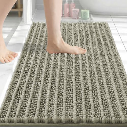 Arotive Bathroom Rugs Mat 30x20, Soft Absorbent Chenille Shaggy Bath Mat