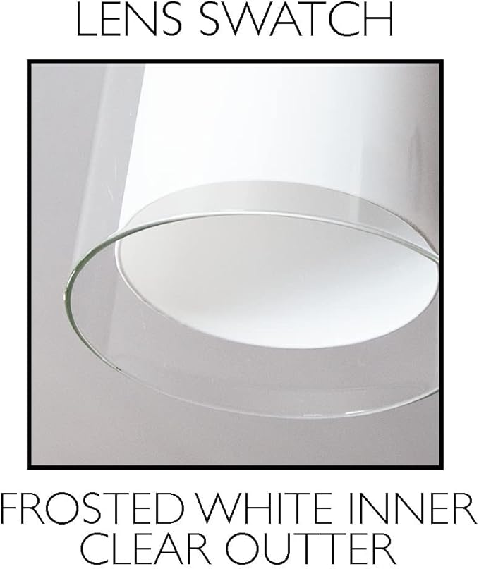 Design House 556159 Oslo Traditional 3-Light Indoor Dimmable Bathroom Vanity Light with Double Glass Shades for Over the Mirror, Satin Nickel