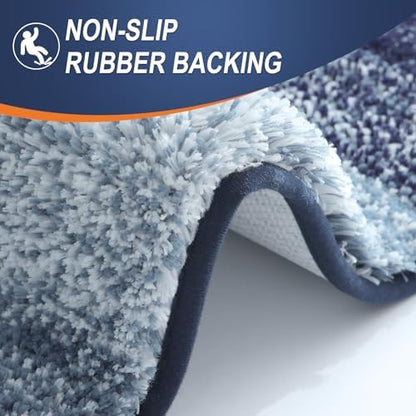 OLANLY Bathroom Rugs Mat 36x24, Extra Soft Absorbent Microfiber Bath Rugs