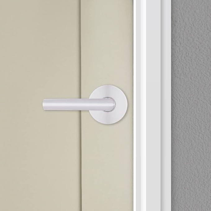 Kwikset Milan Interior Passage Door Handle, Lever For Closet and Hallway Doors, Reversible Non-Locking Handle Lever, Polished Chrome