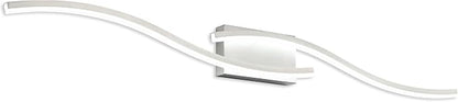PRESDE 48 Inch LED Bathroom Vanity Light Bar, Modern Brushed Nickel Wall Lighting Fixture Over Mirror Dimmable