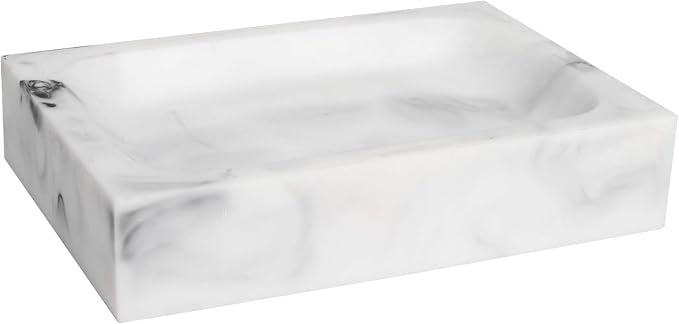 Sweet Home Collection Bathroom Accessories Sets Unique Collections Modern Classic Contemporary Decorative Beautiful Designs Bath Shower Tub Décor, Soap Dish, Plaza (Pack of 1)