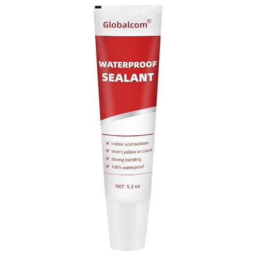 Advanced Silicone Caulk for Kitchen & Bathroom Waterproof Silicone Sealant | for Interior and Exterior Use, Stronger Adhesion Shrink & Crack Proof - 5.3 oz White