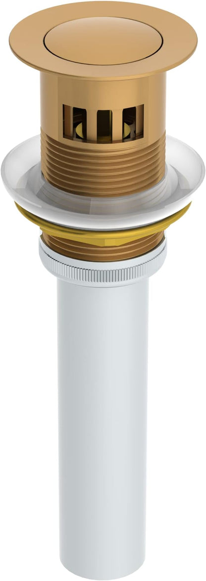 Dia Single-Hole Single-Handle Bathroom Faucet with Push Pop Drain (1.0 GPM)