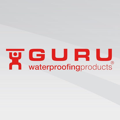 GURU USA W-S Heavy Duty Shower Tray for Square Drain, Bathroom Shower Pan Kit with Pre-Sloped Shower Base & Waterproofing Membrane, 48” x 72”, Four Slopes, Center Drain