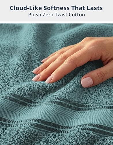 LANE LINEN Large Bath Sheet Soft Absorbent Quick Dry 100% Cotton - Teal