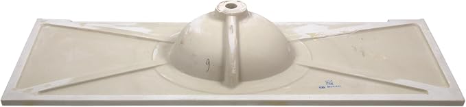 Design House Single Sink Vanity Top, 61", Ivory | With Backsplash, , Countertop, Classic, Cultured Marble, Bath, 597419