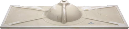 Design House Single Sink Vanity Top, 61", Ivory | With Backsplash, , Countertop, Classic, Cultured Marble, Bath, 597419