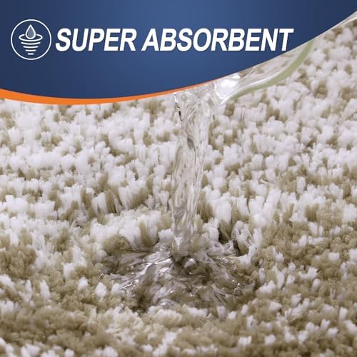 OLANLY Bathroom Runner Rug 45x27, Extra Soft Absorbent Microfiber Bath Rugs