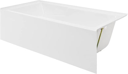 Voltaire 72" x 36" Right-Hand Drain Alcove Bathtub with Apron and Armrest