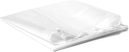 Hookless® It’s A Snap!® PEVA Snap-In Shower Curtain Liner, Water-Repellant, Easy Install, Frost White Color
