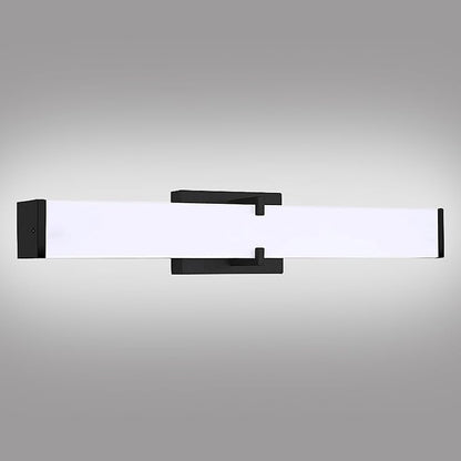 LED Bathroom Vanity Light Cool White 5000K Black Modern Matte Bathroom Lighting Fixtures; 16 Inch IP44 20W Equivalent to Incandescent 200W for Over Mirror Vanity Light - ETL Listed (1 Pack)