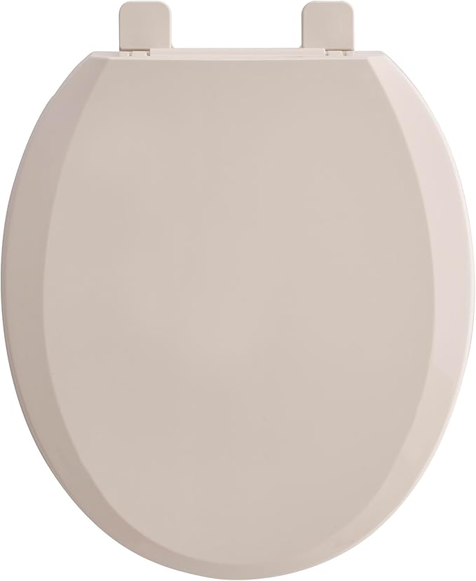 American Standard 5259B65MT.021 Cardiff Slow-Close Round Front Toilet Seat, Bone