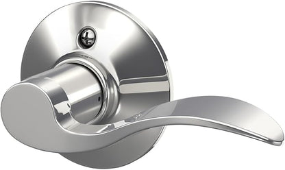 SCHLAGE F170 Acc 625 LH Accent Dummy Lever, Bright Chrome