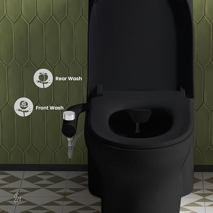 Swiss Madison Aqua Non-Electric Bidet Toilet Attachment in Matte Black