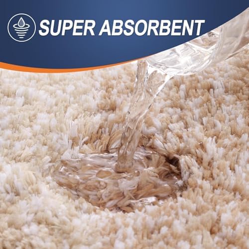 OLANLY Bathroom Runner Rug 59x20, Extra Soft Absorbent Microfiber Bath Rugs