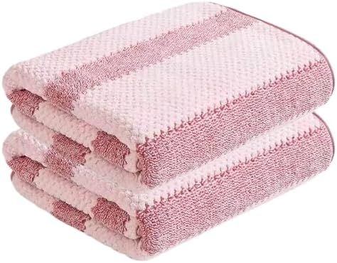 2-Pack Microfiber Bath Towels (27x54 Inches) - Ultra Soft & Quick Dry, 3X Absorbency, Lightweight for Gym, Yoga, Travel & Spa - Perfect for Home, Fitness & Post-Workout