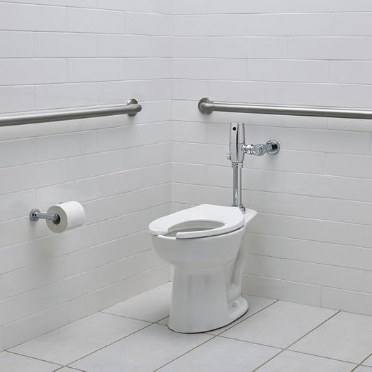 American Standard 5901100SS.020 Heavy-Duty Commercial Elongated Toilet Seat, White