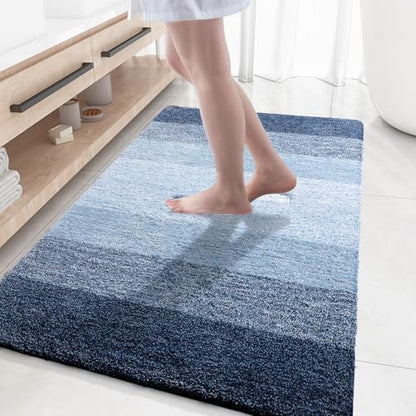 OLANLY Large Bathroom Rugs 44x32, Extra Soft Absorbent Microfiber Bath Rugs