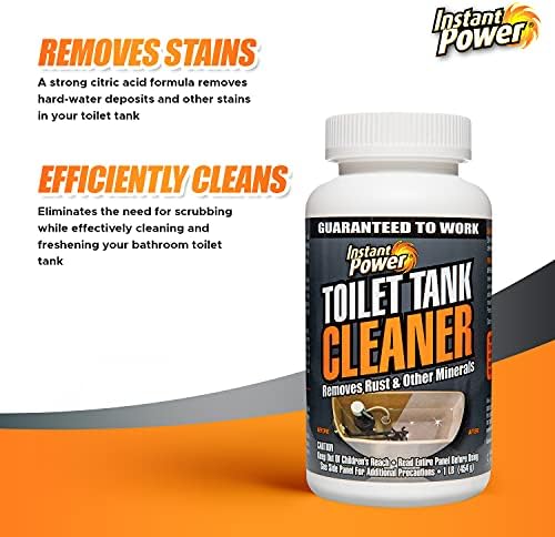 Instant Power Toilet Tank Cleaner & Hard Water Stain Remover, 1 lb