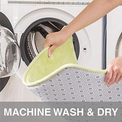 Bath Mats for Bathroom Non Slip - Lime 72" x 24" Memory Foam Bathroom Rugs - Quick Dry Bath Mat
