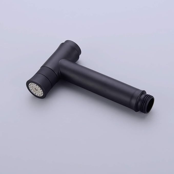 TRUSTMI Toilet Concealed Hot and Cold Bidet Spray Set 2 Function Hand Held Sprayer Shattaf Bathroom Attachment,Black