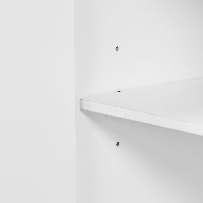 Favfurish 36" Bathroom Vanity with Ceramic Sink,Undermount Single Basin Bath Vanity Set w/Soft Closing Door and 3 Drawers,Modern Freestanding Storage Cabinet,Solid Wood Frame,White