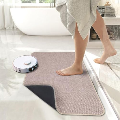 Bath Mat,Ultra Thin Bathroom Rugs,Rubber Bath Mats for Bathroom,Bath rugs