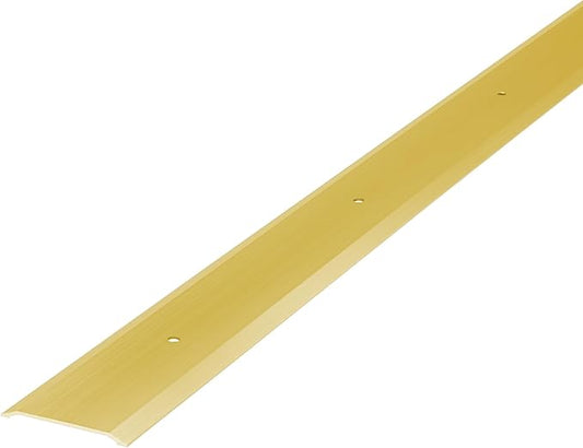 M-D Building Products 09563 1-3/4 in. x 1/8 in. x 36 in. Gold Aluminum Flat Profile Threshold for Interior Doorways