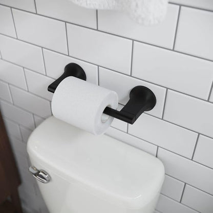 Pfister BPHPFM0B Pfirst Modern Toilet Paper Holder, Matte Black (Pack of 3)