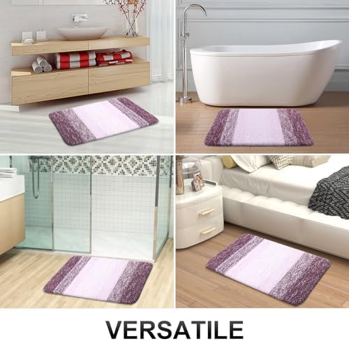 OLANLY Bathroom Runner Rug 40x24, Extra Soft Absorbent Microfiber Bath Rugs