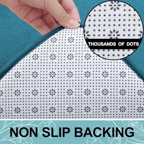 Smiry Memory Foam Bath Mat 40x32, Extra Soft and Absorbent Bathroom Rugs