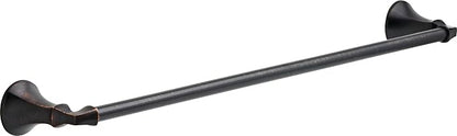 DELTA FAUCET 76424-RB Ashlyn 24-in Wall Mount Towel Bar Bath Hardware Accessory in Venetian Bronze