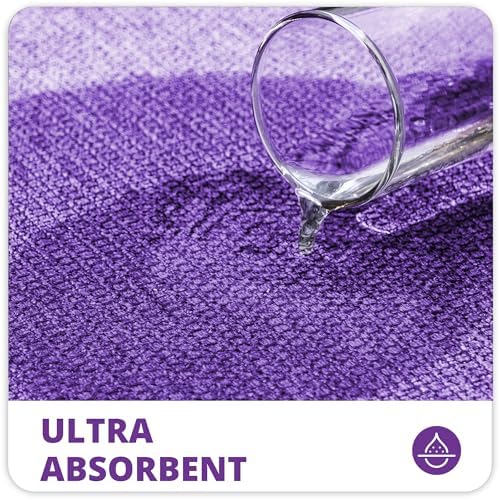 Bosap Bath Mat,Ultra Thin Bathroom Runner Rugs,Large Bath Mats for Bathroom,Quick Dry,Non-Slip,Machine Washable,Low Pile,Bath Rug,Shower Outside,Sink,Home Decor Accessories.Purple,2'x6'(24x72inch)